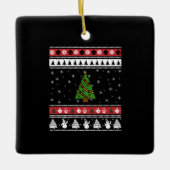 Christmas Tree Ugly Christmas Keramisch Ornament (Voorkant)