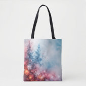 Christmas Tree Waterverf Design Tas (Voorkant)