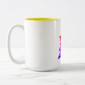 Christmas Tree Wine Lover Tweekleurige Koffiemok (Links)