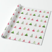 Christmas Tree Wrapping Paper Cadeaupapier (Uitgerold)