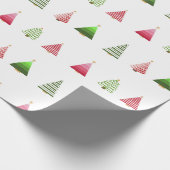 Christmas Tree Wrapping Paper Cadeaupapier (Hoek)