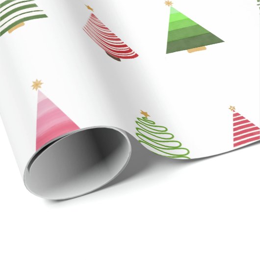 Christmas Tree Wrapping Paper Cadeaupapier (Rol Hoek)