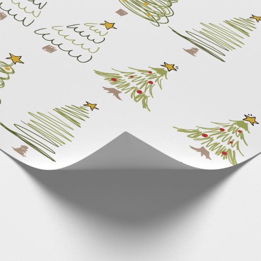 CHRISTMAS TREE WRAPPING PAPER CADEAUPAPIER (Hoek)