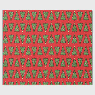 Christmas Tree Wrapping Paper Cadeaupapier