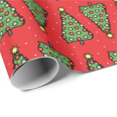 Christmas Tree Wrapping Paper Cadeaupapier (Rol Hoek)