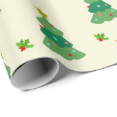 Christmas Tree Wrapping Paper | Cozy Illustrations Cadeaupapier (Rol Hoek)