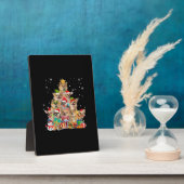 Christmas Tree Xmas Lights Chihuahua Classic T-Shi Fotoplaat (Zijkant)