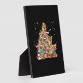 Christmas Tree Xmas Lights Chihuahua Classic T-Shi Fotoplaat (Zijkant)