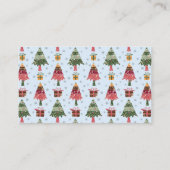 Christmas Trees 2 Visitekaartje (Achterkant)