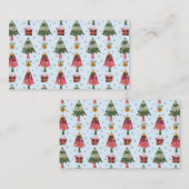 Christmas Trees 2 Visitekaartje (Voorkant / Achterkant)