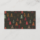 Christmas Trees 4 Visitekaartje (Achterkant)