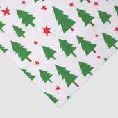 Christmas Trees and Stars Tissuepapier (Detail)