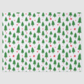 Christmas Trees and Stars Tissuepapier (Voorkant)