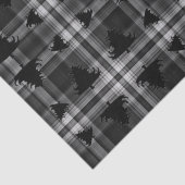 Christmas Trees Black Plaid Tissuepapier (Detail)