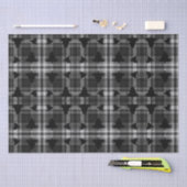 Christmas Trees Black Plaid Tissuepapier (Craft)