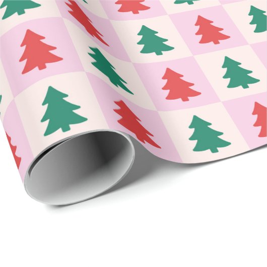 Christmas Trees Cadeaupapier (Rol Hoek)