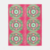 Christmas Trees Fleece Blanket Deken (Voorkant)