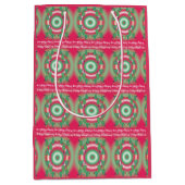 Christmas Trees Gift Bag Medium Cadeauzakje (Voorkant)