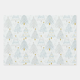 Christmas Trees Gift Wrapping Paper
