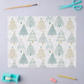 Christmas Trees Gift Wrapping Paper Tissuepapier (Craft)