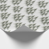 Christmas trees in the Woods Cadeaupapier (Hoek)