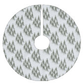 Christmas trees in the Woods Kerstboom Rok (Voorkant)