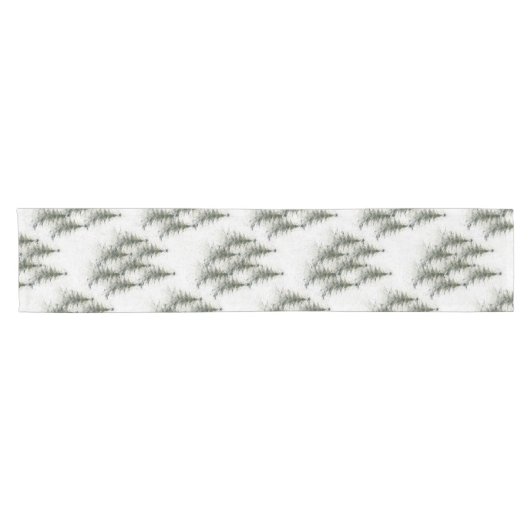 Christmas trees in the Woods Korte Tafelloper (Horizontaal)