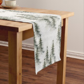 Christmas trees in the Woods Korte Tafelloper (Voorbeeld)