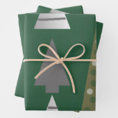 Christmas trees inpakpapier vel (In situ)