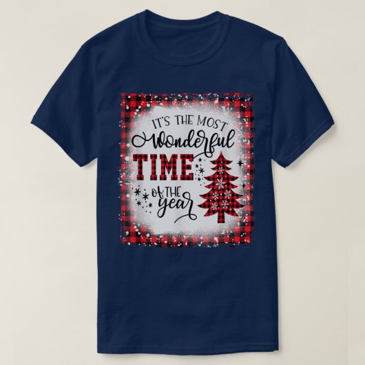 Christmas Trees It's The Most Wonderful Time Of Th T-shirt (Design voorkant)
