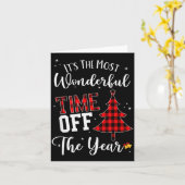 Christmas Trees It's The Most Wonderful Time Off T Kaart (Gele Bloem)