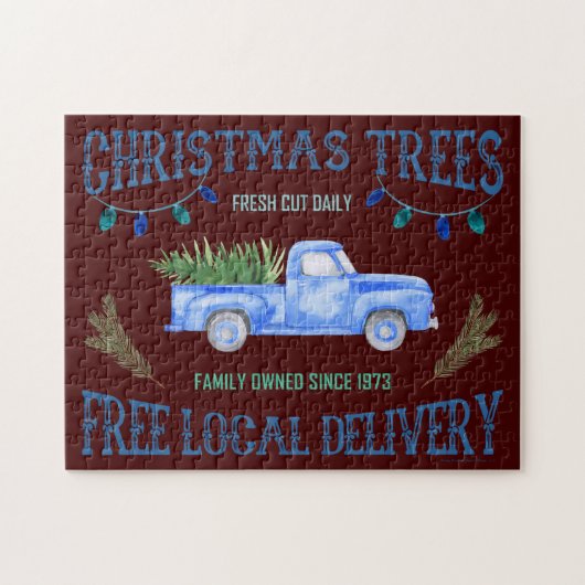 CHRISTMAS TREES LEGPUZZEL (Horizontaal)