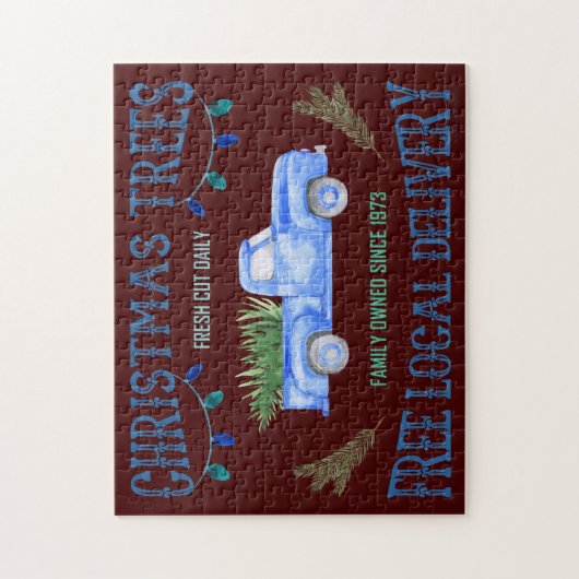 CHRISTMAS TREES LEGPUZZEL (Verticaal)