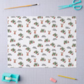 Christmas Trees & Reindeer Wrapping Paper Tissuepapier (Craft)