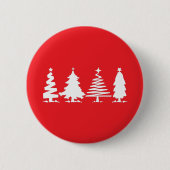 Christmas Trees Ronde Button 5,7 Cm (Voorkant)