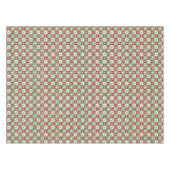 Christmas trees, snowflakes, stars, red, green tafelkleed (Voorkant (Horizontaal))