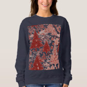 Christmas trees sweat-shirt for women trui (Voorkant)