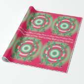 Christmas Trees Wrapping Paper Cadeaupapier (Uitgerold)