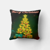 Christmas Trendy Neon Holiday Collectie Kussen (Achterkant)