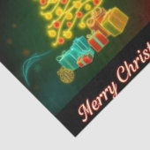 Christmas Trendy Neon Holiday Collectie Tissuepapier (Detail)