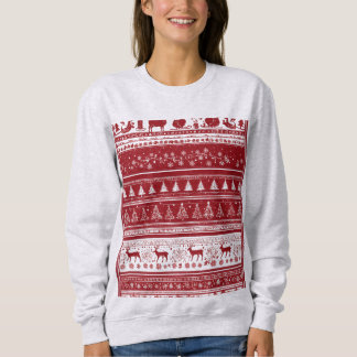 Christmas tress and deer ,sweat-shirt for women  trui