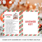 Christmas Trivia Game Feestdagenkaart