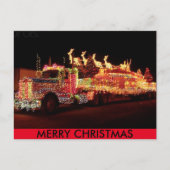 Christmas Truck Briefkaart (Voorkant)