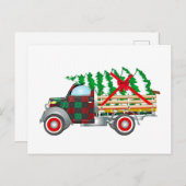 Christmas Truck Briefkaart (Voorkant / Achterkant)
