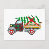 Christmas Truck Briefkaart (Voorkant)