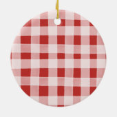 CHRISTMAS TRUCK Rustic Family Kerstversiering Keramisch Ornament (Achterkant)