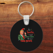 Christmas Trump Dear Santa Fake News Funny Xmas Tr Sleutelhanger (Voorkant)