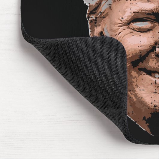 Christmas Trump Face Santa Funny Xmas Meme Men Wom Muismat (Hoek)