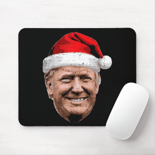Christmas Trump Face Santa Funny Xmas Meme Men Wom Muismat (Met muis)
