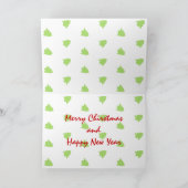 Christmas Turtle Kaart (Binnen)